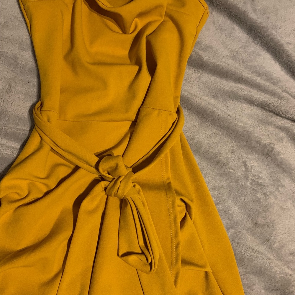 Mustard dress